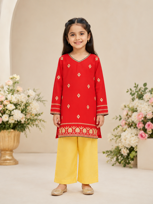 Girls Occasion 3-Piece Suit — No. 092
