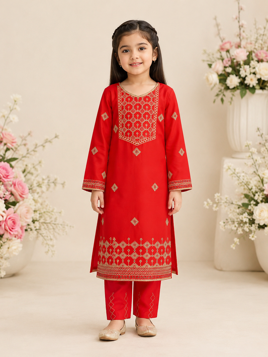 Girls Occasion 3-Piece Suit — No. 060