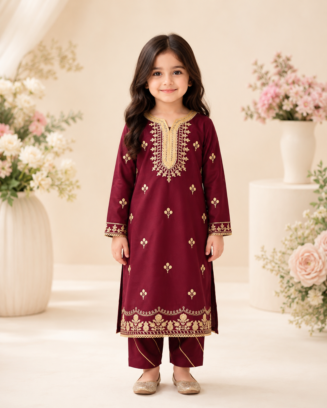 Girls Occasion 3-Piece Suit — No. 069
