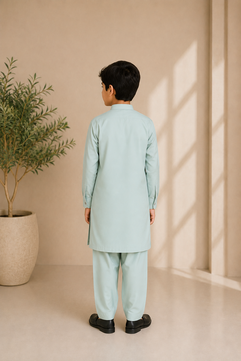 Aqua 2-Piece Children's Suit