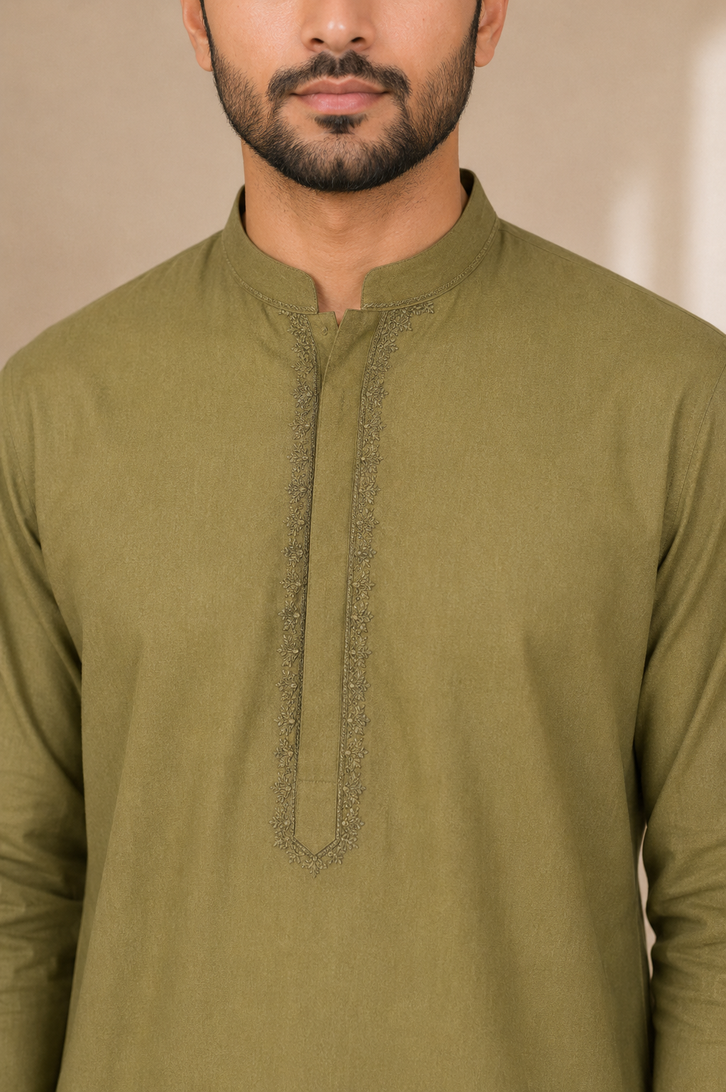 Embroidered 3-Piece Gents Suit — No. 081