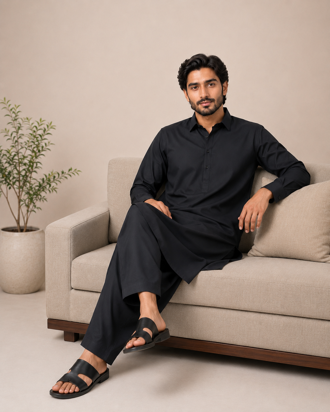 Black 2-Piece Gents Suit