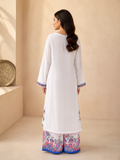 Neck-Embroidered Plain Lawn Suit — No. 077
