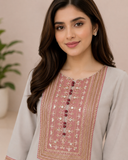Ladies Suit with Embroidered Dupatta — No. 086