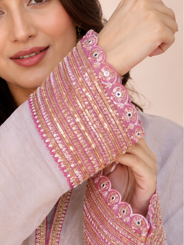 Ladies Suit with Embroidered Dupatta — No. 086