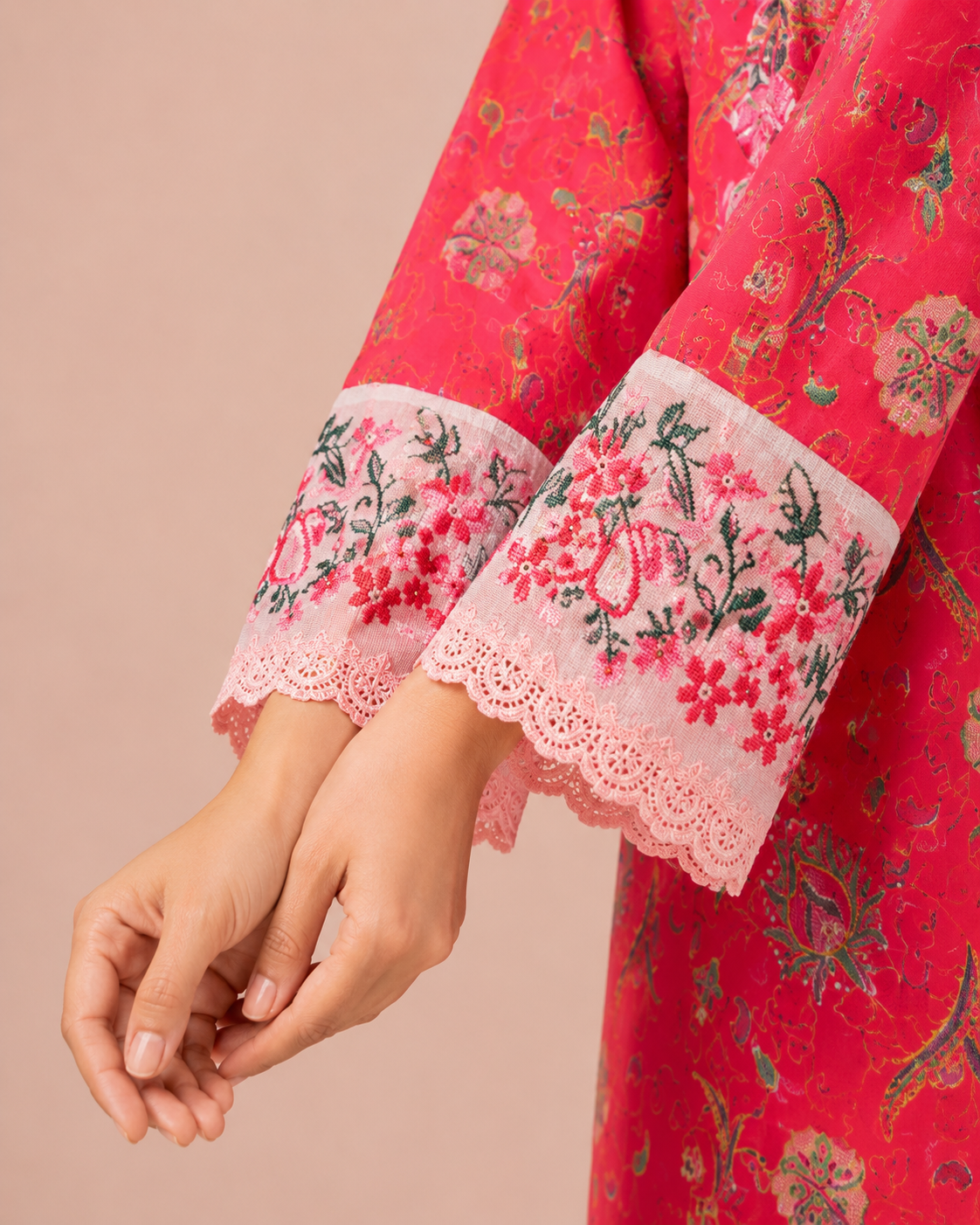 Embroidered 2-Piece Ladies Suit — No. 112