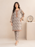Embroidered Cuff Ladies Suit — No. 118
