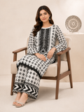 Ladies Suit with Embroidered Neck — No. 111