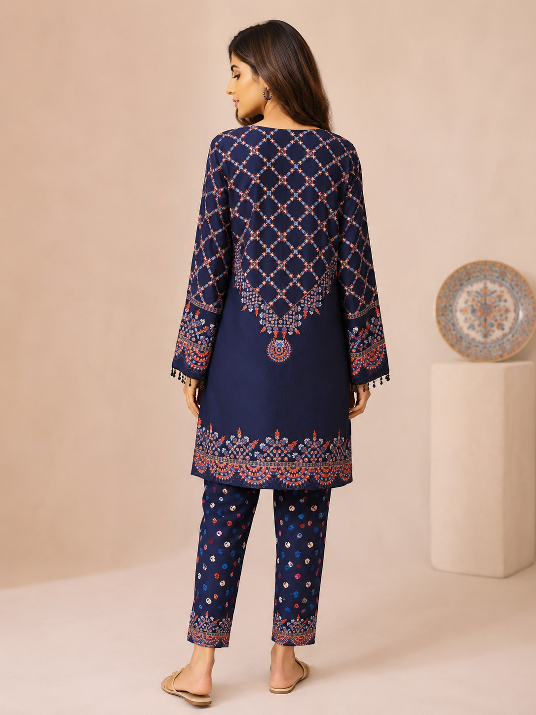 Embroidered 2-Piece Suit — No. 099