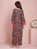Neck and Cuff Embroidered Suit — No. 117