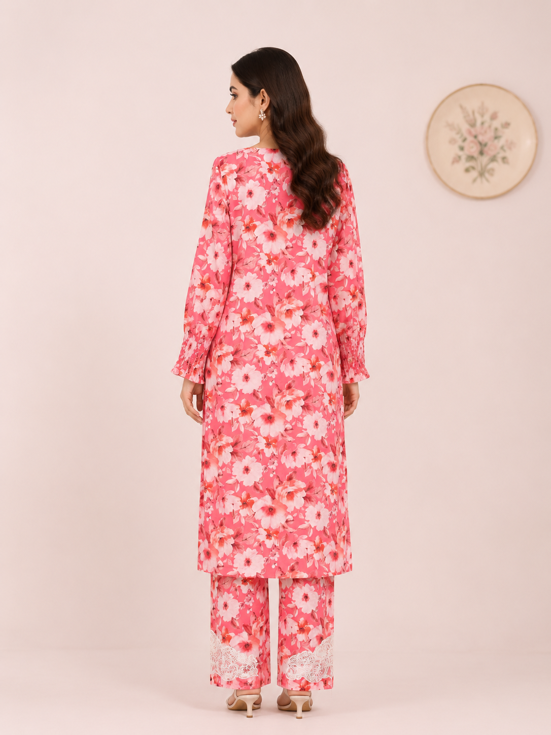 Neck and Cuff Embroidered Suit — No. 127
