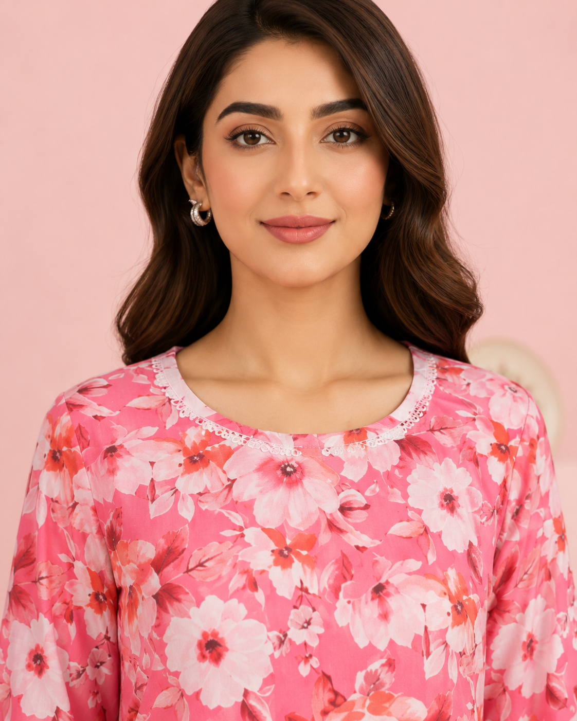 Neck and Cuff Embroidered Suit — No. 127
