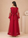 Fancy Layered Chiffon Frock Suit — No. 110