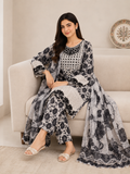 Ladies Suit with Embroidered Neck — No. 115