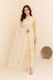 Border-Embroidered Suit with Dupatta — No. 125
