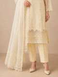 Border-Embroidered Suit with Dupatta — No. 125