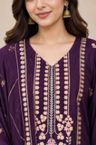 Embroidered Border Suit — No. 130