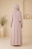 Hidden Button Abaya