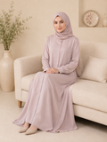 Hidden Button Abaya