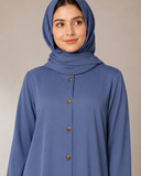 Classic Button-Front Abaya