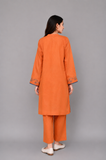 Orange Printed 2-Piece Lawn Suit — My Link for ALL