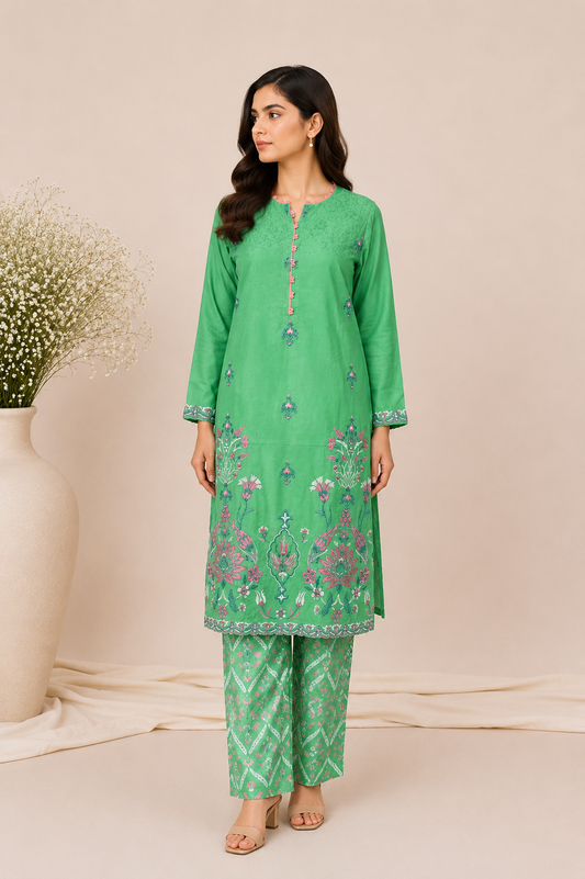 Plain 2-Piece Lawn Suit — Smart Fit — My Link for ALL