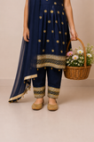 3-Piece Girls Embroidered Frock Set with Dupatta — B — My Link for ALL
