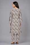 Neck Embroidered 2-Piece Plain Lawn Suit — C — My Link for ALL
