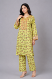 Plain 2-Piece Lawn Suit with Cuff Embroidery — D — My Link for ALL