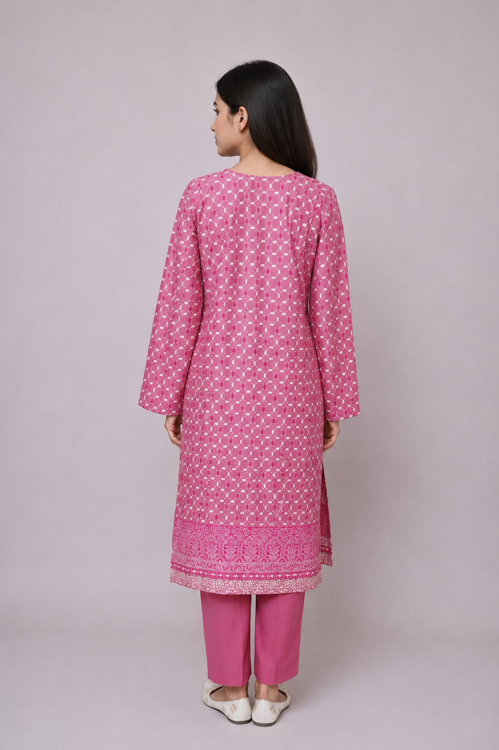 3-Piece Neck-Embroidered Lawn Suit with Matching Dupatta — My Link for ALL