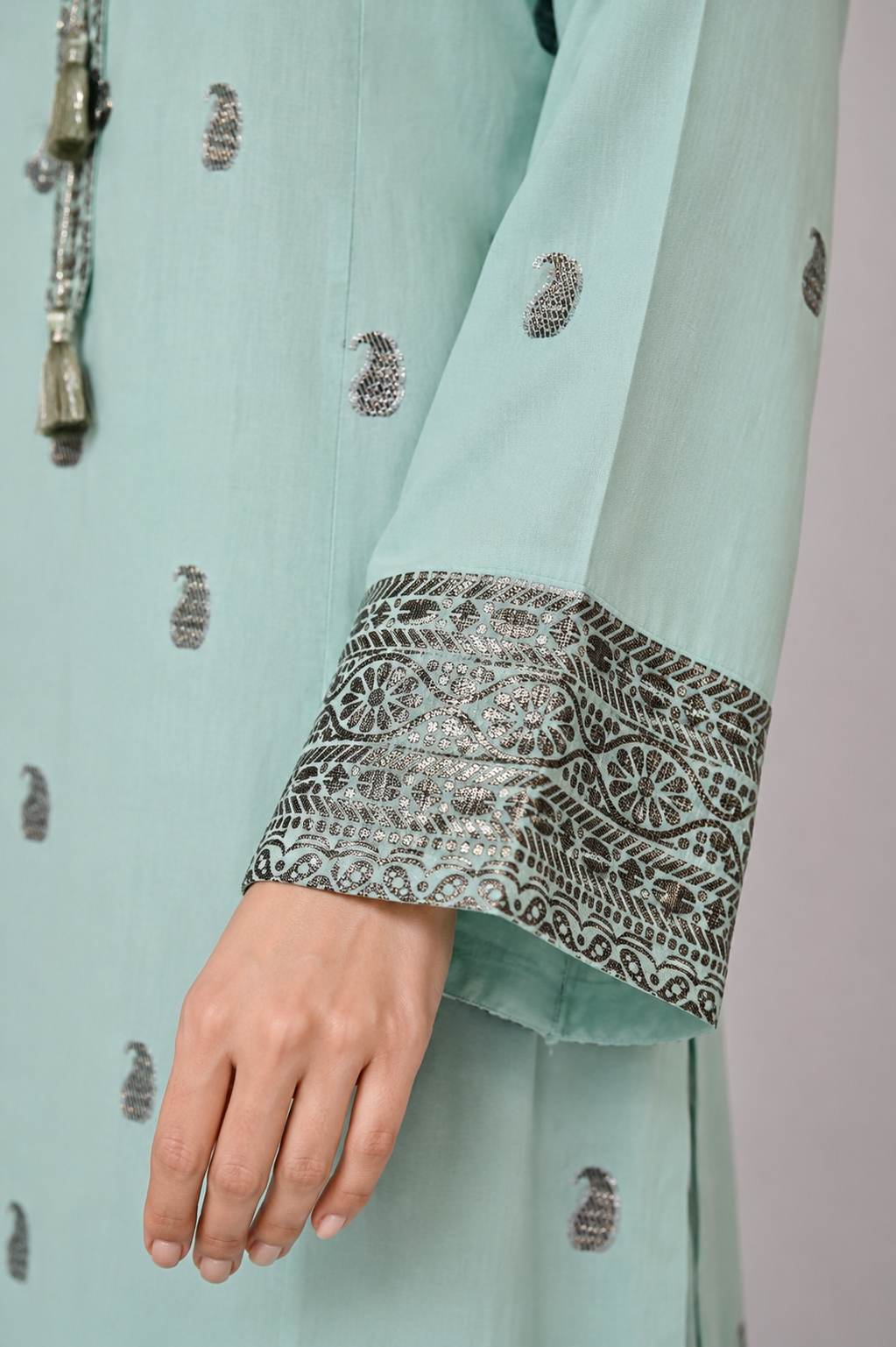 3-Piece Elegant Lawn Suit with Dupatta — C — My Link for ALL