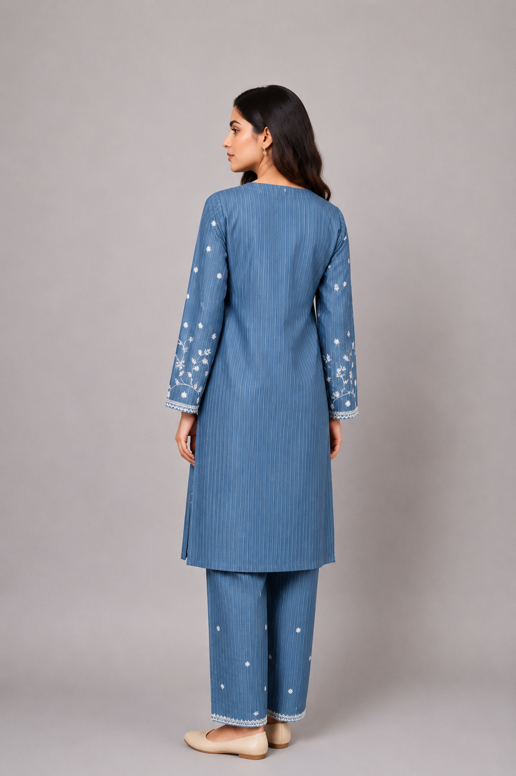 Fancy Border-Embroidered 2-Piece Lawn Suit — My Link for ALL