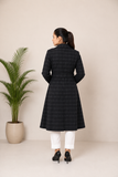 Classic Plaid Double-Breasted Long Coat — My Link for ALL