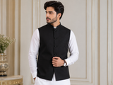 Black Smart Waistcoat
