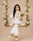Embroidered Girls 3-Piece Frock Set