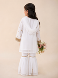Embroidered Girls 3-Piece Frock Set