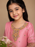 Embroidered 3-Piece Girls Suit