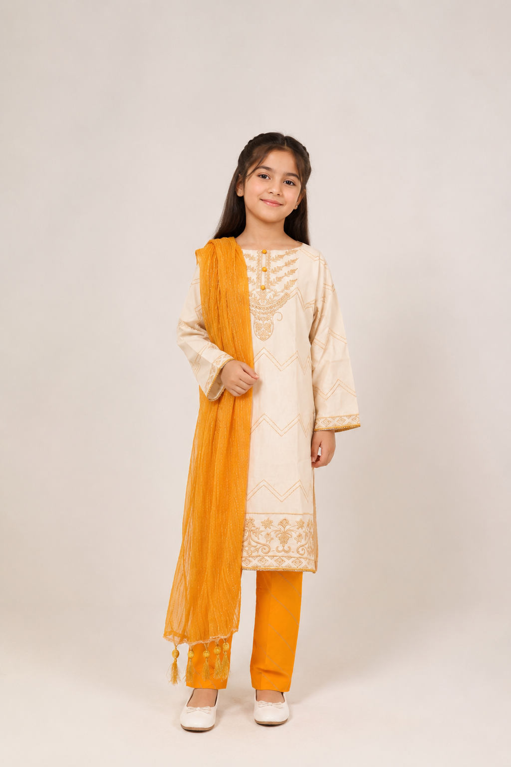 Girls Occasion 3-Piece Suit — No. 082