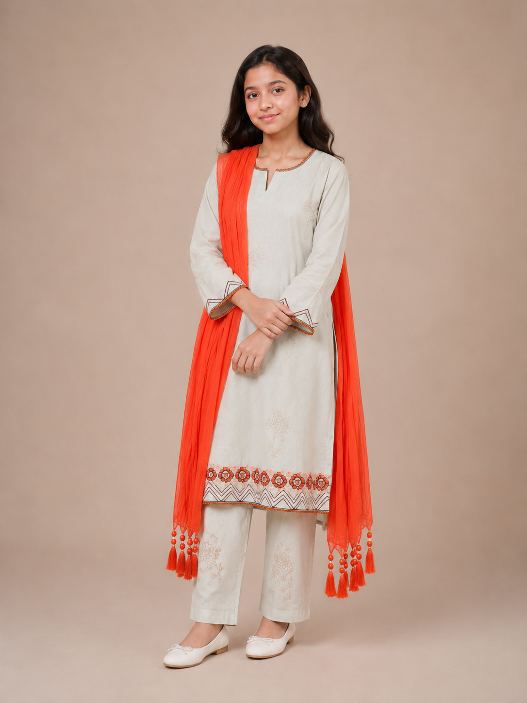 Girls Occasion 3-Piece Suit — No. 026