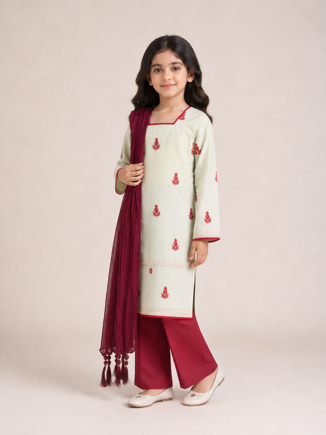 Girls Occasion 3-Piece Suit — No. 030