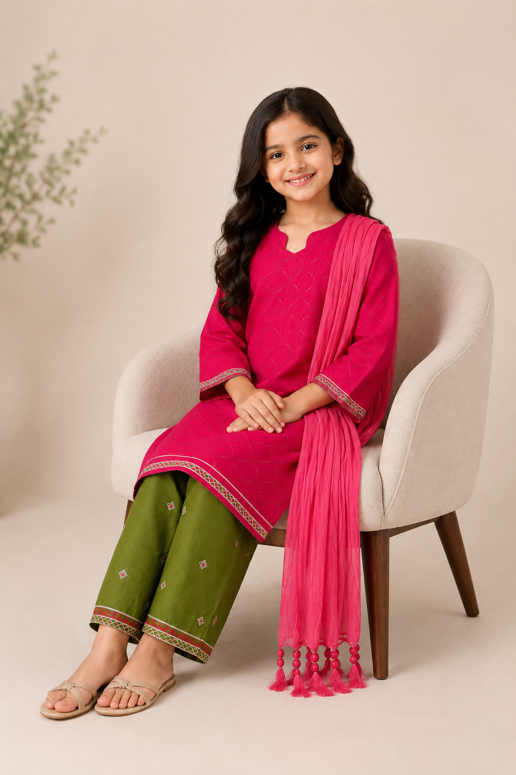 Girls Occasion 3-Piece Suit