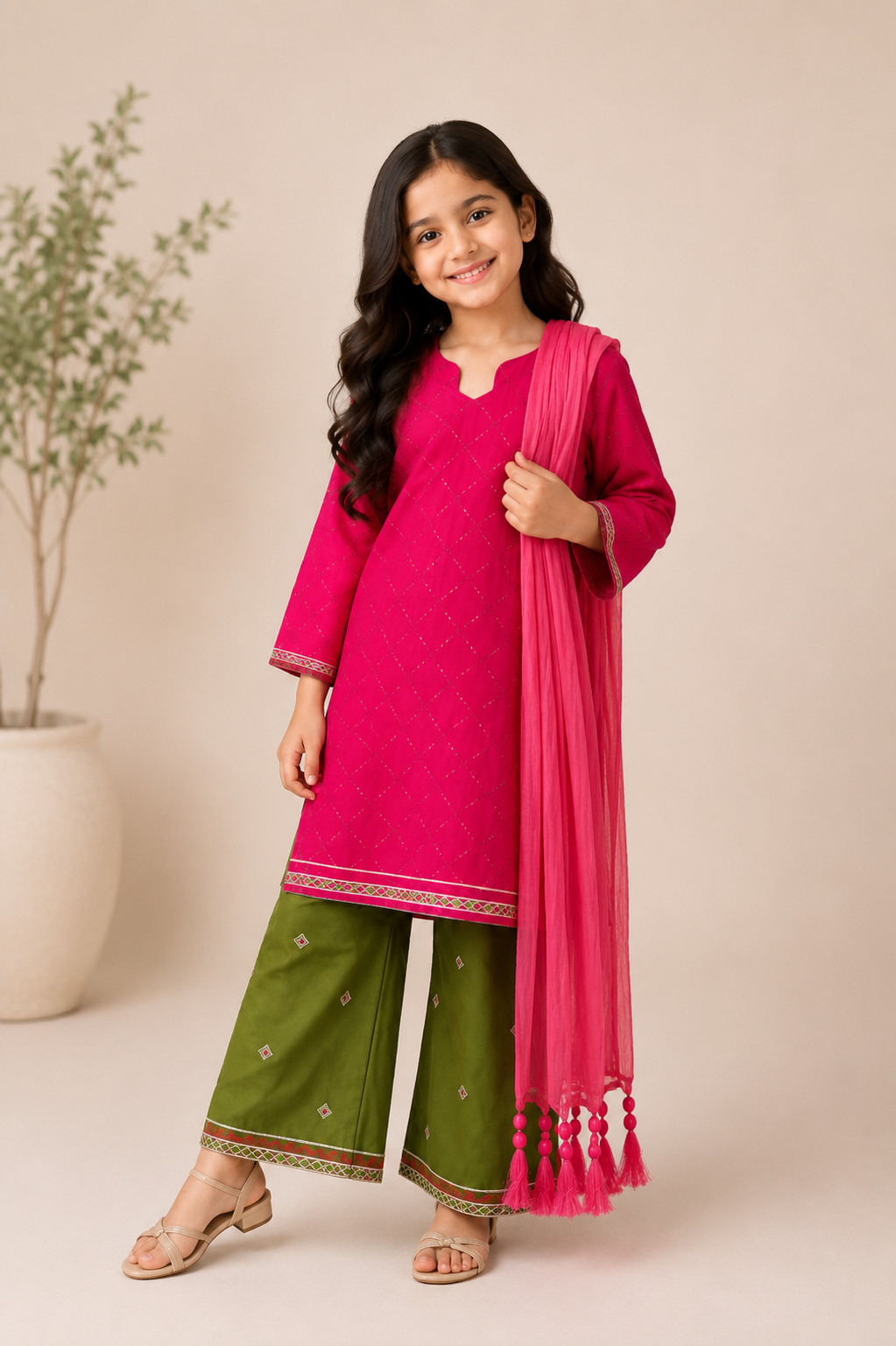 Girls Occasion 3-Piece Suit