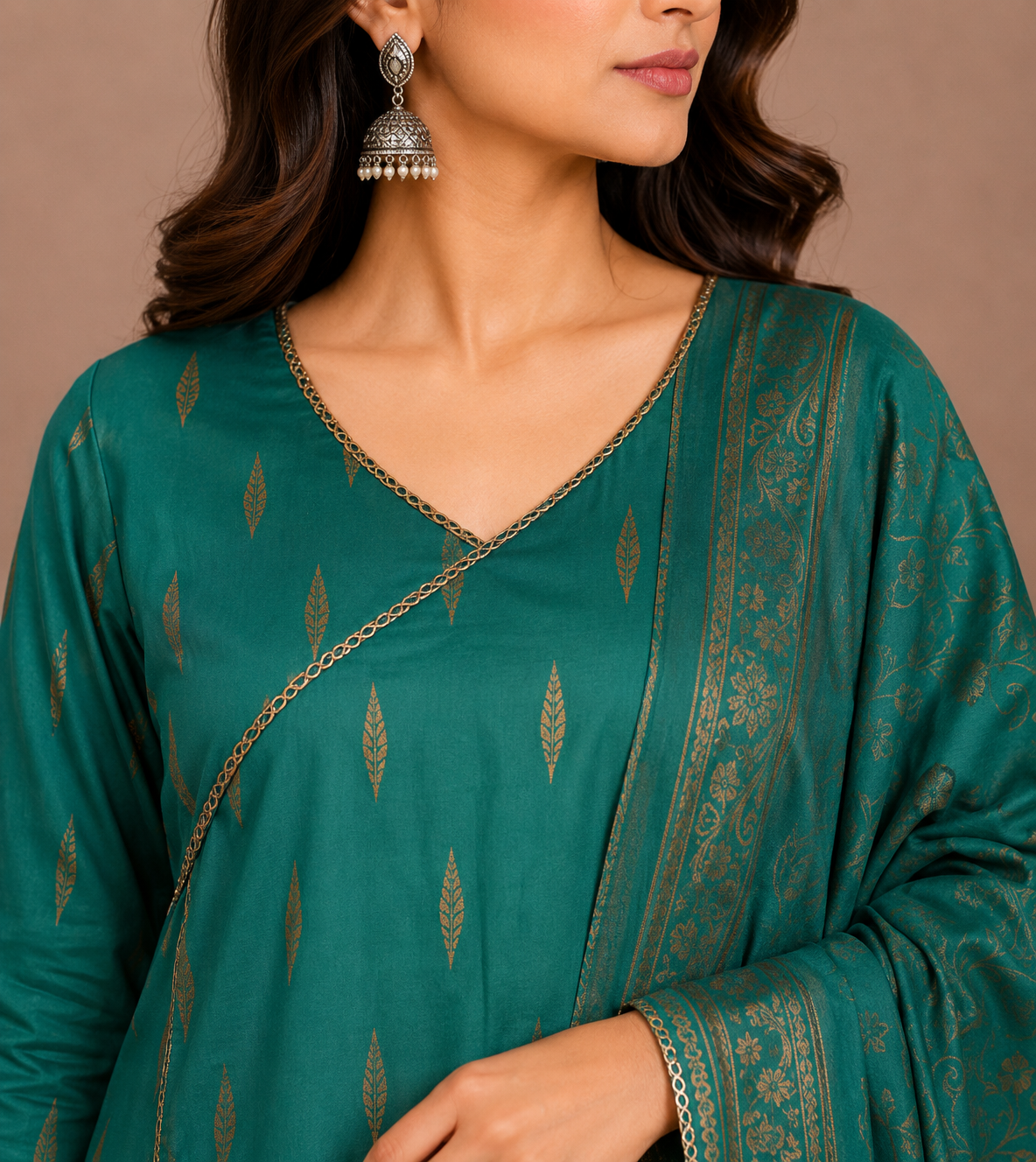 3 piece plane petal green suit