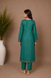 3 piece plane petal green suit