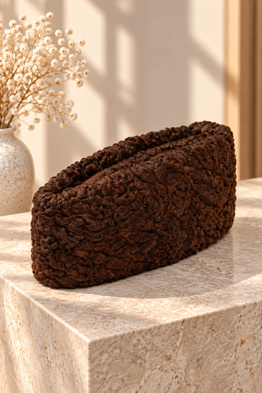 Jinnah Cap – Premium Brown Curly Wool