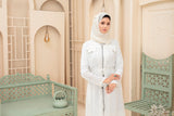 Pristine White Safari-Cut Modest Tunic
