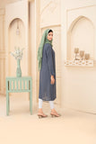 The Modern Slate Shirt-Abaya