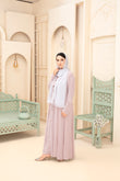Elegant Lavender Abaya