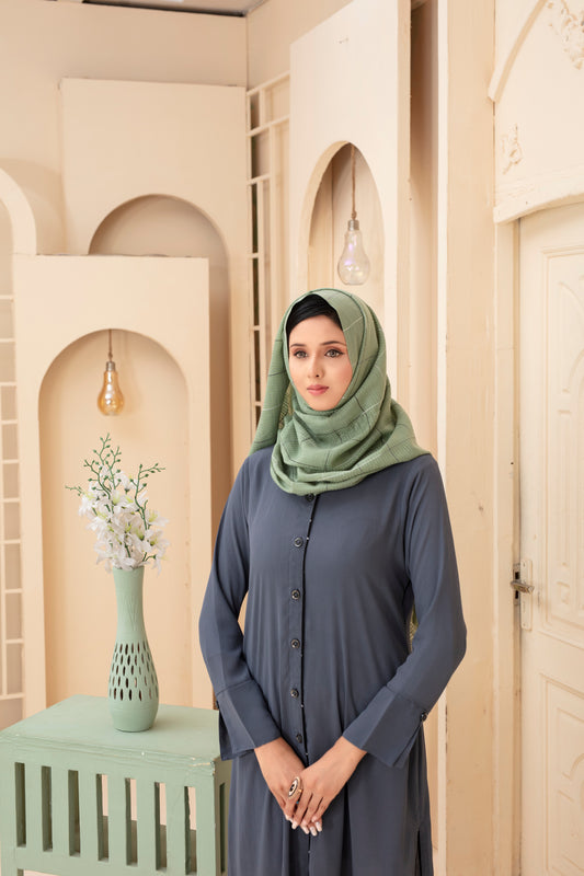 La chemise-abaya Modern Slate