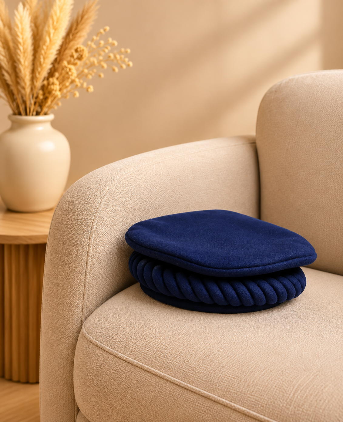 Navy Blue Pashtun / Chitrali Pakol Cap